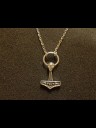 Pendant with Chain Double Axe